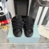 LANVIN Triple Black Curb Sneaker